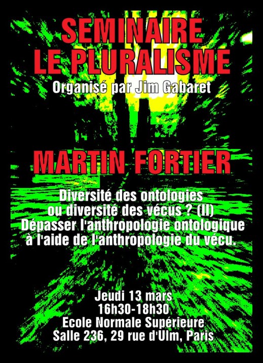 Affiche Martin II 13 mars pluralisme